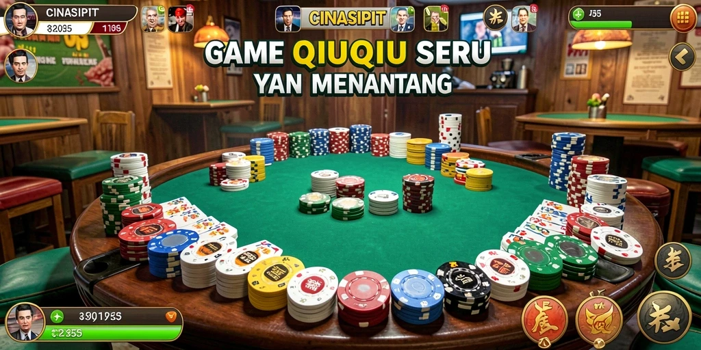 Tampilkan gameplay menarik dari CINASIPIT dengan tampilan kartu QiuQiu.