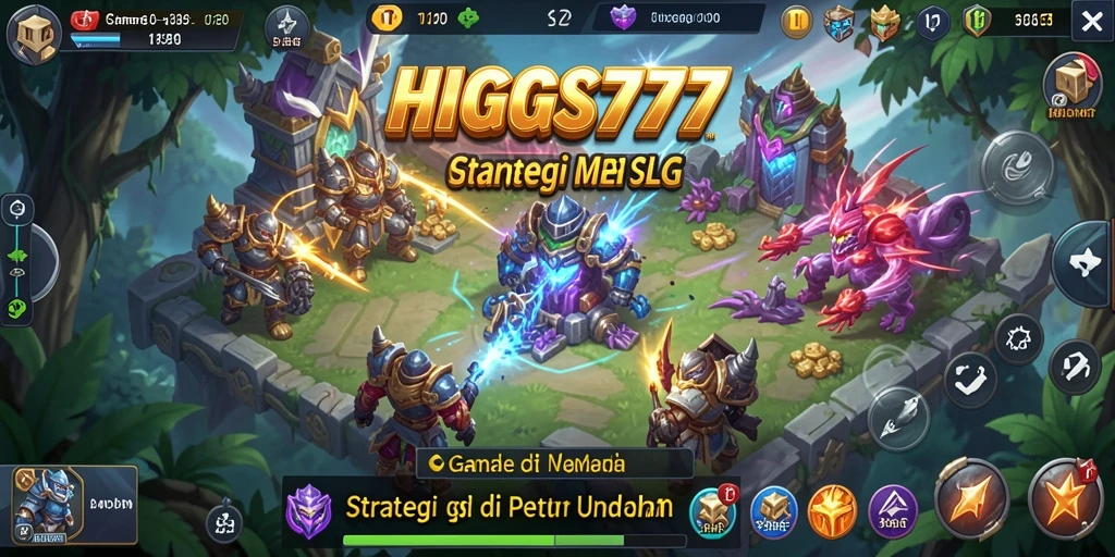 Tampilan gameplay HIGGS777 yang seru dan menantang.