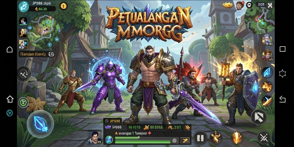 Screenshot JPS88 menampilkan aksi seru dalam dunia MMORPG.