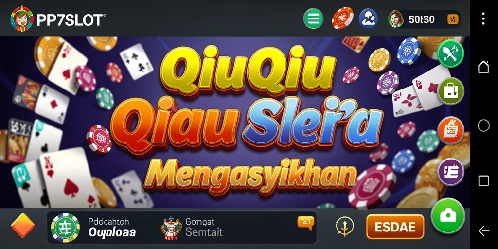 Tampilan menarik dari gameplay QiuQiu di PP7SLOT.