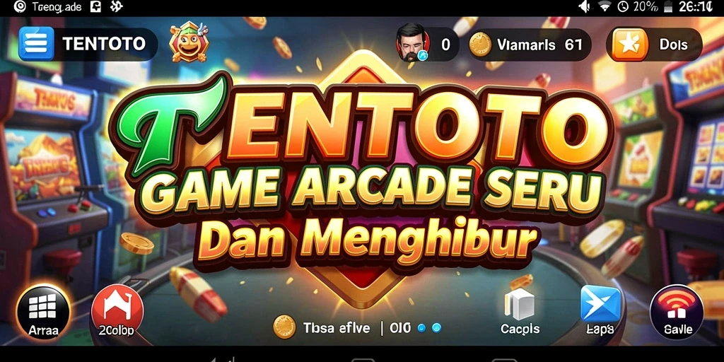 Tampilan gameplay seru dari TENTOTO, menunjukkan aksi yang menegangkan.