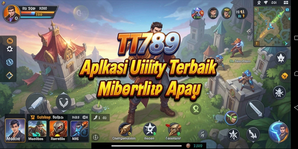 Tampilan utama aplikasi TT789 dengan fitur-fitur Utility yang memudahkan.