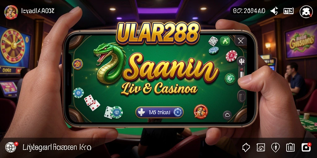 Tampilan gameplay ULAR288 yang interaktif dan mendebarkan di Live Casino.